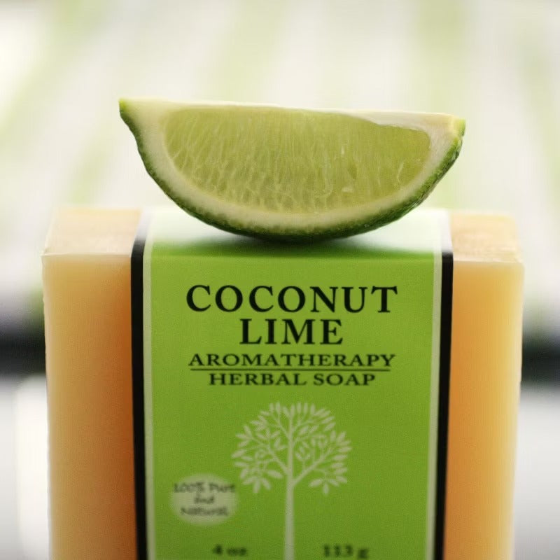 Plantlife Coconut Lime Bar Soap – Moisturizing, Soothing, Handcrafted, Plant-Based