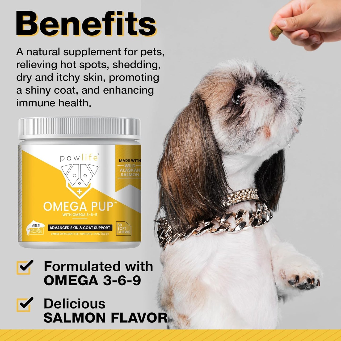 Pawlife Dog Fish Oil Supplements - 60