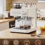 Electactic 20 Bar Espresso Machine with Built-in Grinder (5)