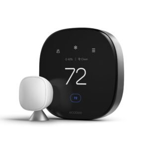 Ecobee Smart Thermostat Premium with SmartSensor for room-by-room temperature control