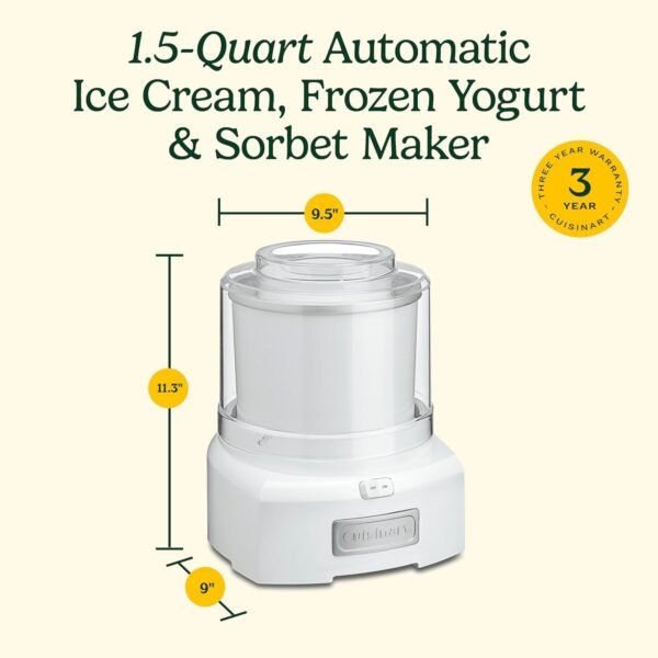 Cuisinart Ice Cream Maker Machine