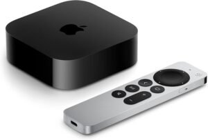 Apple TV 4K streaming device with Siri Remote