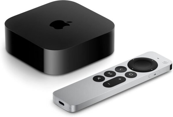 Apple TV 4K streaming device with Siri Remote