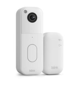 Blink Video Doorbell with battery-powered installation and HD camera