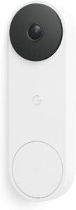 Google Nest Battery Doorbell providing HDR video and smart visitor alerts
