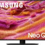 Samsung QN90F Neo QLED smart TV with bright 4K display