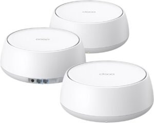 TP-Link Deco BE65 WiFi 7 mesh system for fast whole-home internet coverage