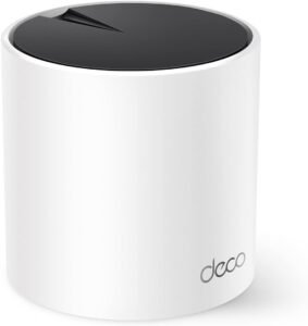 TP-Link Deco X55 WiFi 6 mesh router providing reliable whole-home coverage