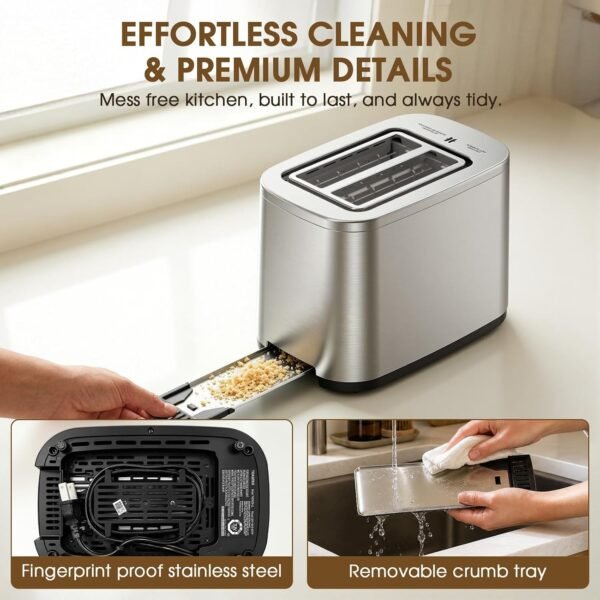 2 Slice Toaster with Touch Screen