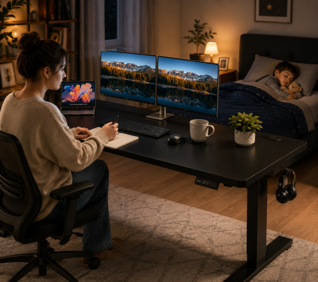 Cubiker 48×24 vs Black 60×28 Electric Standing Desk