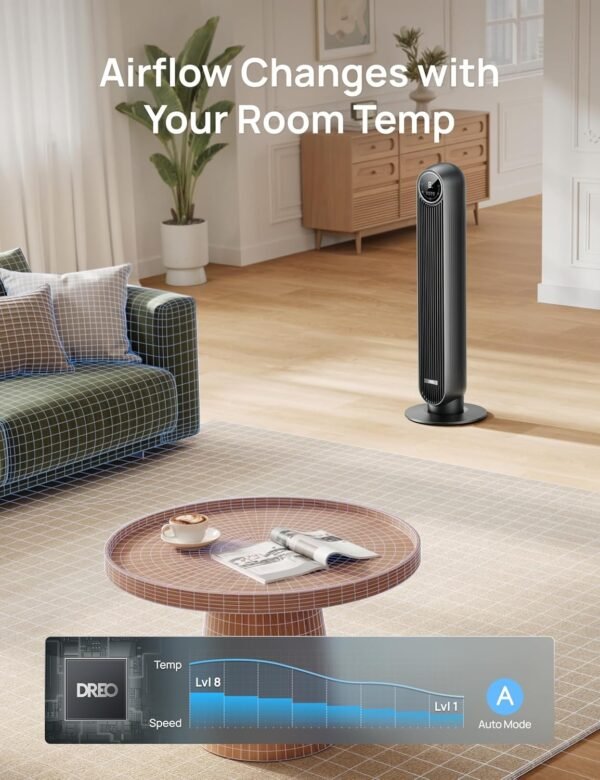 DREO Tower Fan for Bedroom