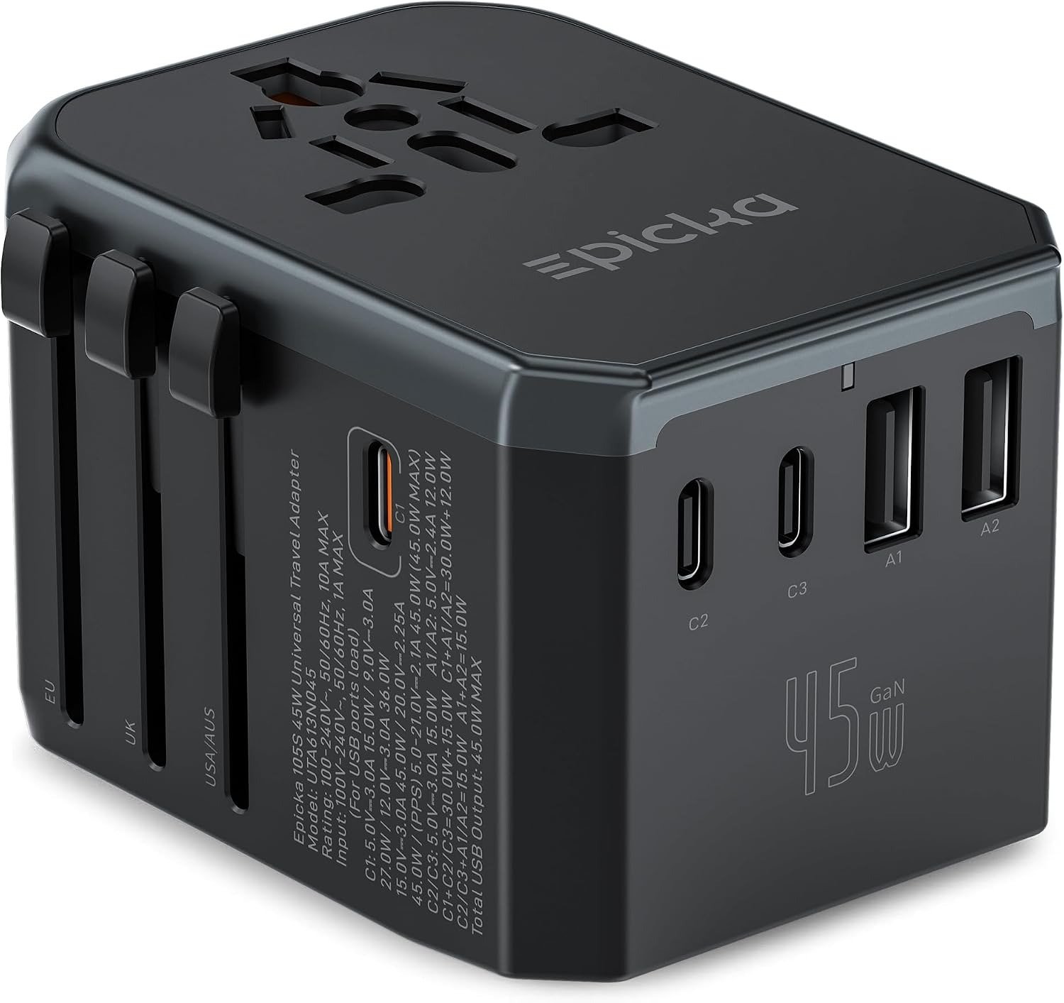 EPICKA Universal Travel Adapter