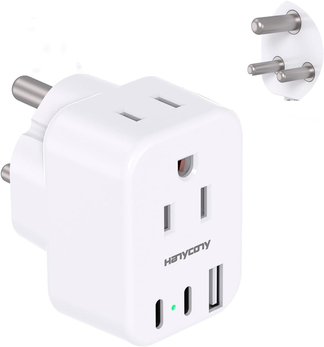 HANYCONY European Travel Adapter