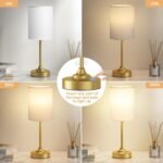 Gold Nightstand Bedroom Lamp