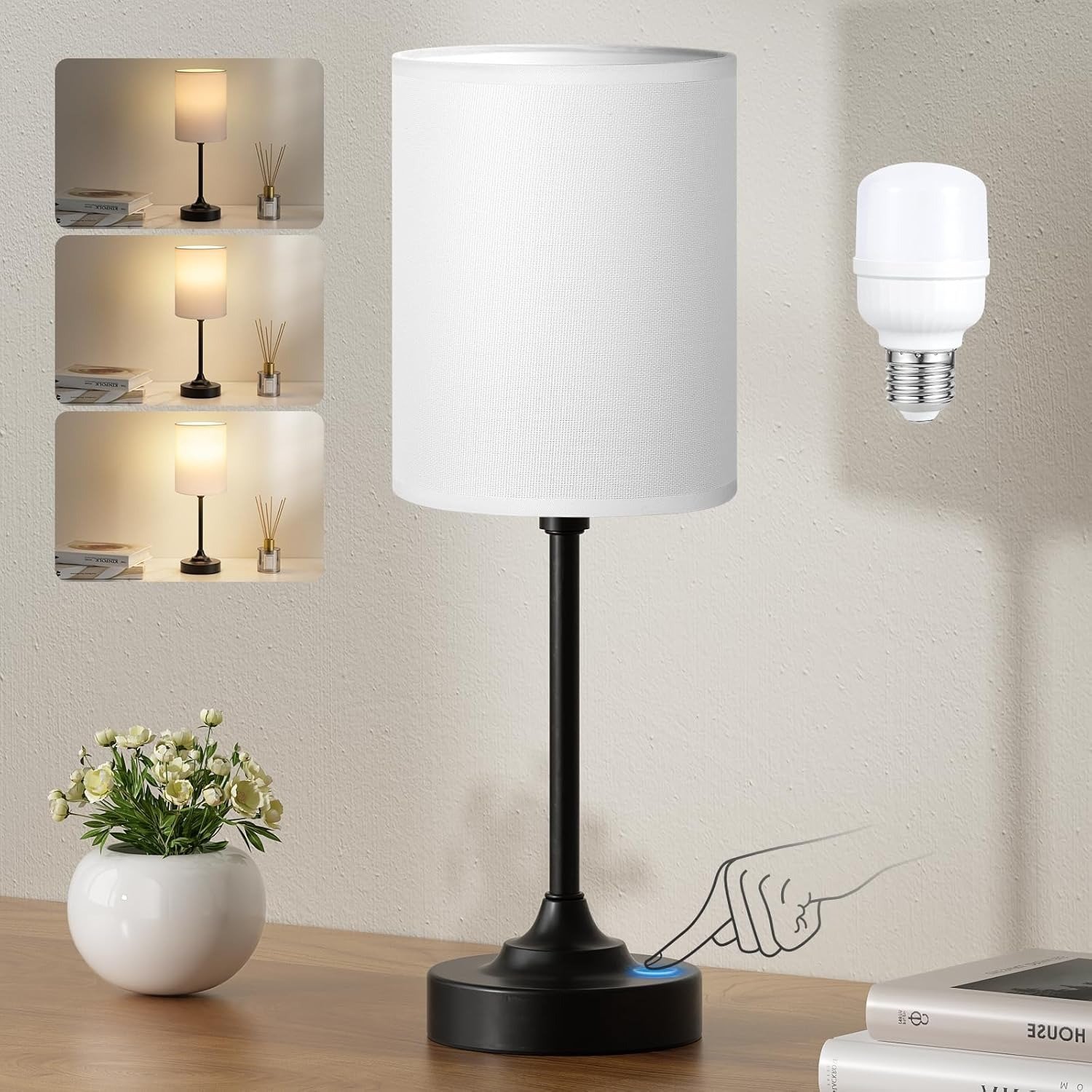 Fenmzee Gold Nightstand Lamp