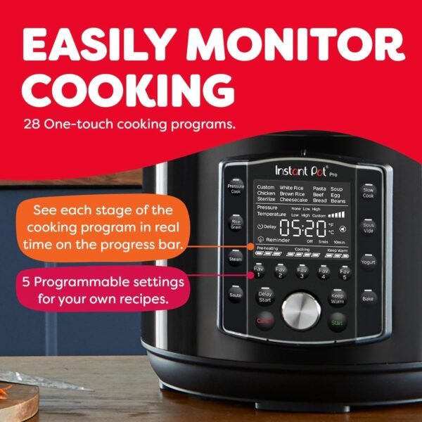 Instant Pot Pro (8 QT) 10-in-1 Pressure Cooker