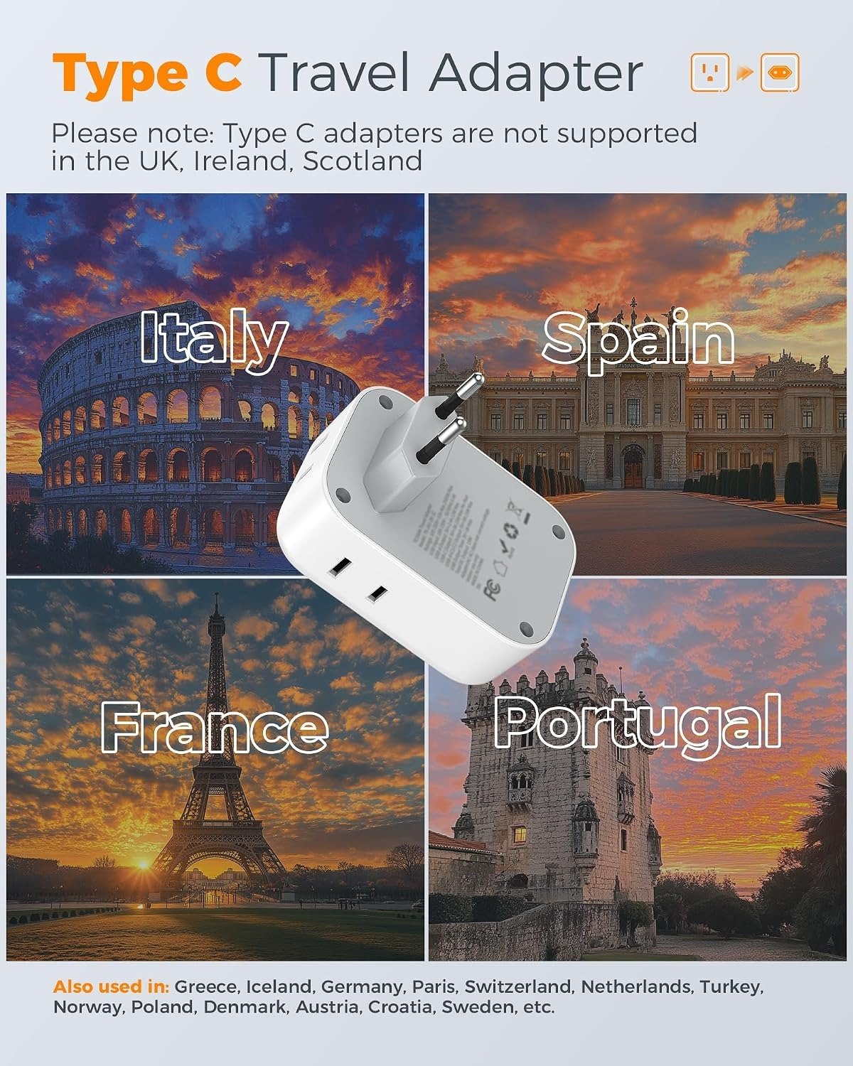 Triple USB