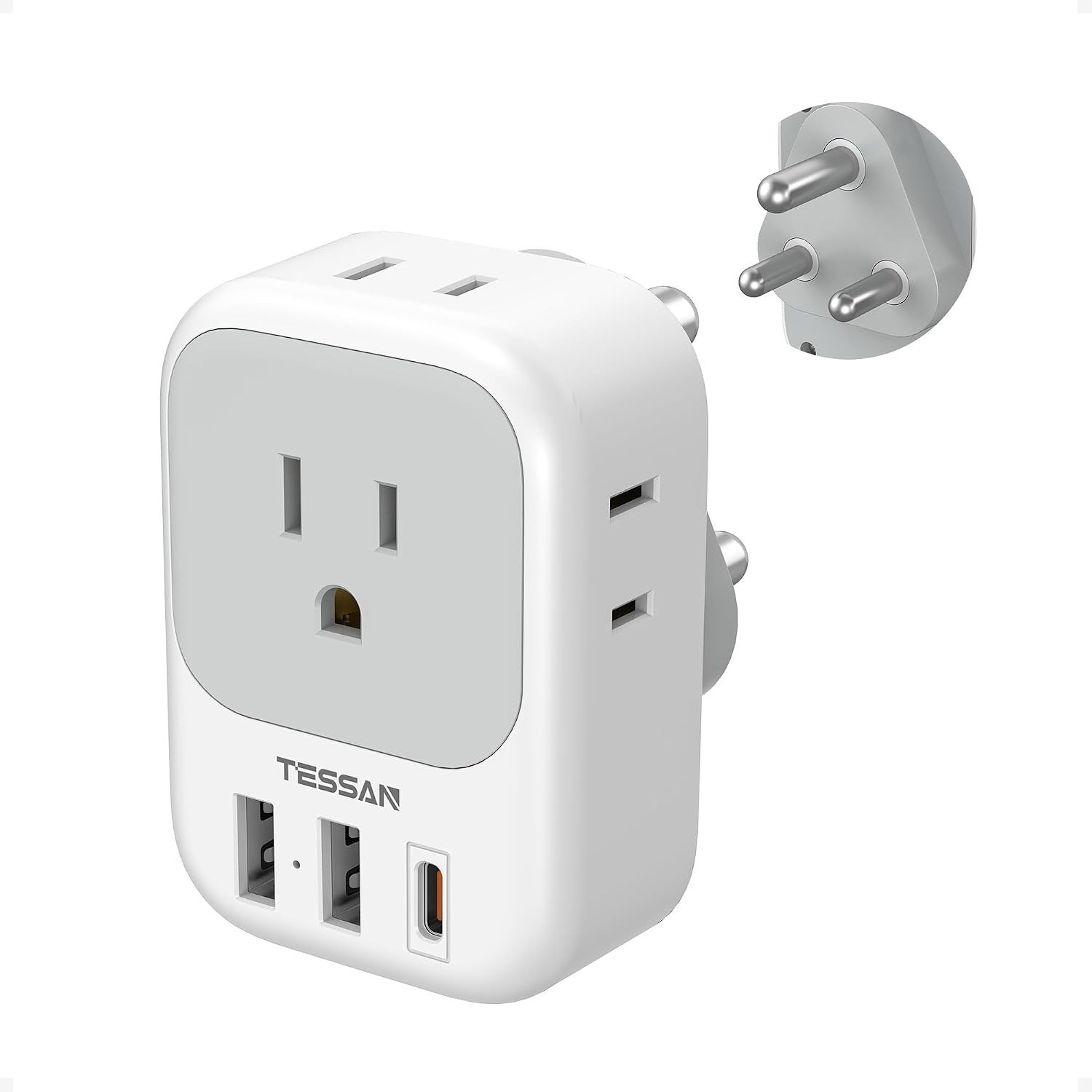 TESSAN European Travel Plug Adapter