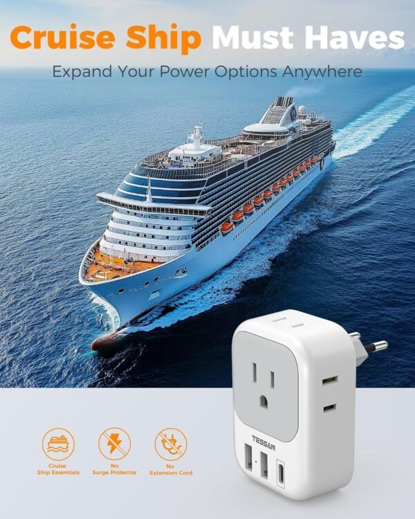 Travel Plug Adapter USB