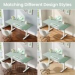Veken Standing Desk, Green
