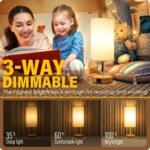 Yarra-Decor Bedside Table Lamp with USB Ports