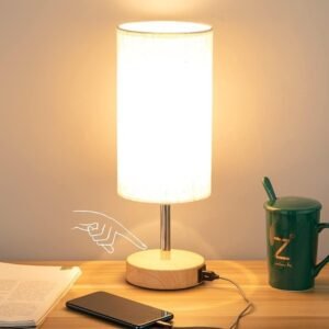 Yarra-Decor Bedside Table Lamp with USB Ports –Review