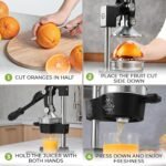 Zulay Kitchen Cast Iron Juicer