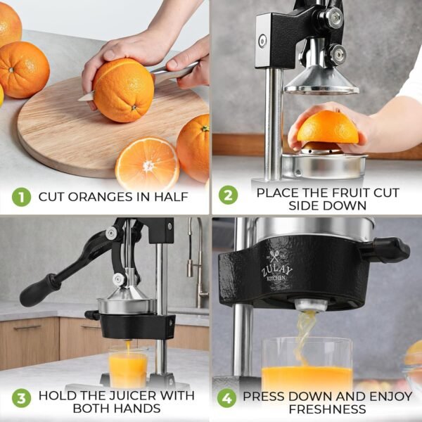 Zulay Kitchen Cast Iron Juicer