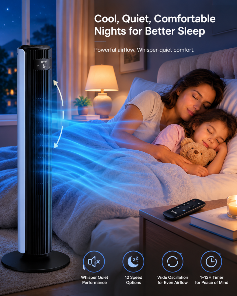 DREO vs Levoit Tower Fan: Which Is Better in 2026