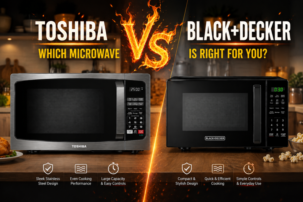 TOSHIBA vs BLACK+DECKER: