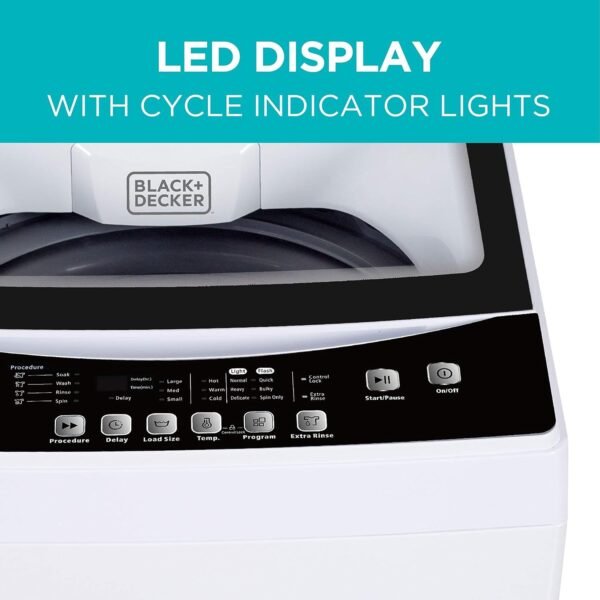 BLACK+DECKER 1.7 Cu. Ft. Portable Washer