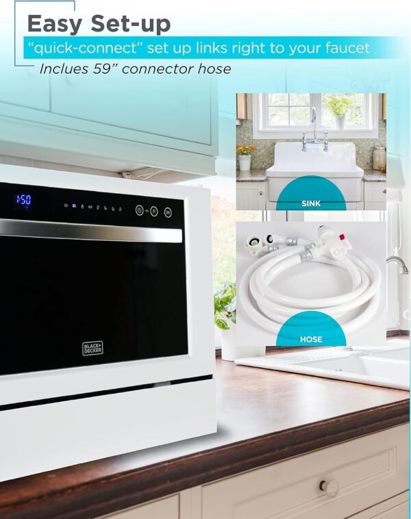 BLACK+DECKER Countertop Dishwasher
