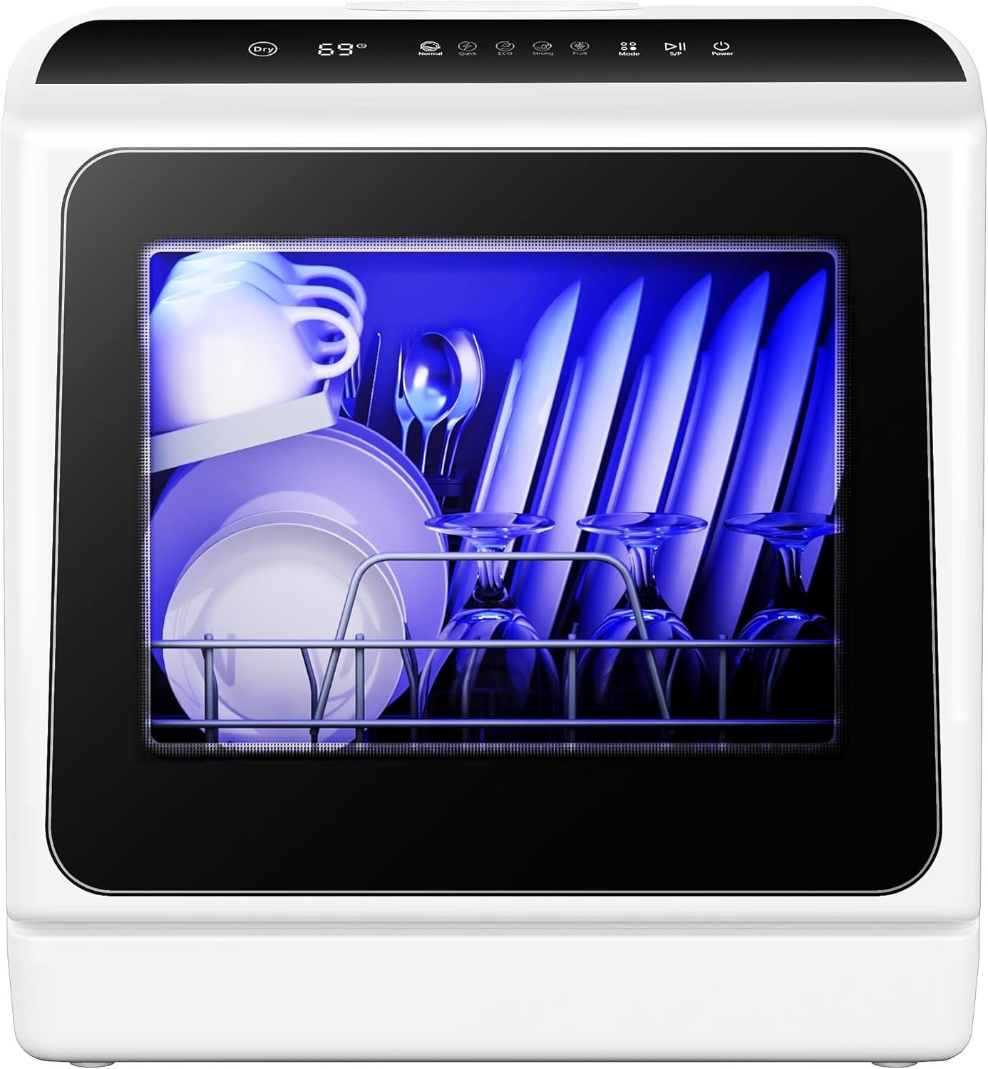 EUHOMY Countertop Dishwasher 