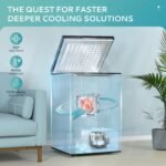 EUHOMY 3.5 Cu. Ft. Chest Freezer