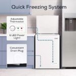 Igloo 3.5 Cu Ft. Upright Deep Freezer