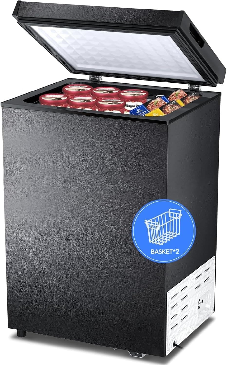 Kismile 3.2 Cu. Ft. Chest Freezer