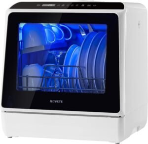 NOVETE Portable Countertop Dishwasher – Review
