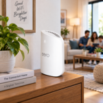 eero Pro 7 tri-band mesh Wi-Fi 7 router lifestyle